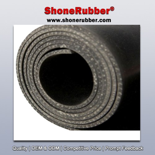 Black Cloth-Inserted SBR Sheet ShoneRubber