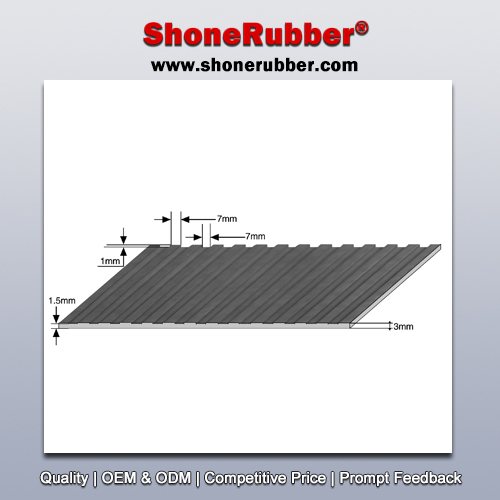 Corrugated Rubber Floor ShoneRubber