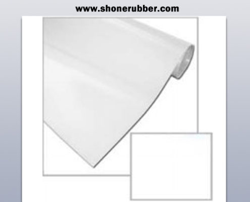 FDA White Food Grade Rubber Sheet - Roll ShoneRubber