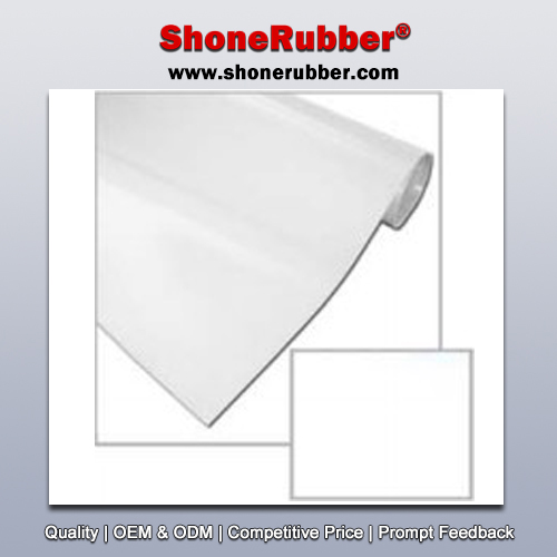 FDA White Food Grade Rubber Sheet - Roll ShoneRubber