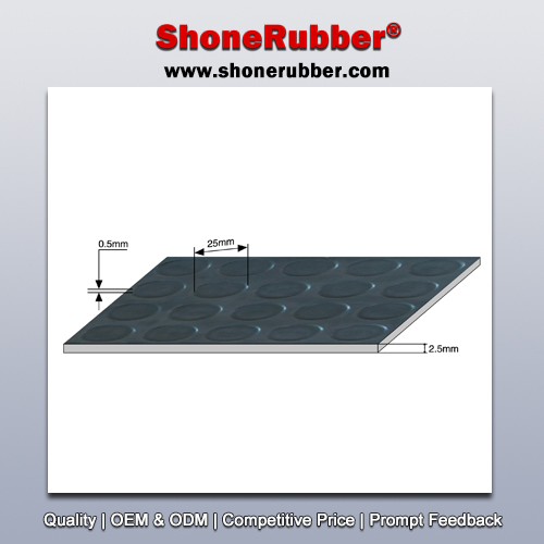 Round Dot Rubber Floor ShoneRubber